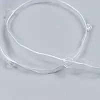 Тесьма шторная для Римских штор с колечками прозрачная 15мм±0.5мм/100м 155924