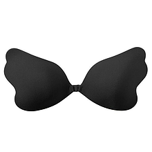 Силіконовий невидимий бюстгальтер Fly Bra чорний колір, розмір A, B, C, D