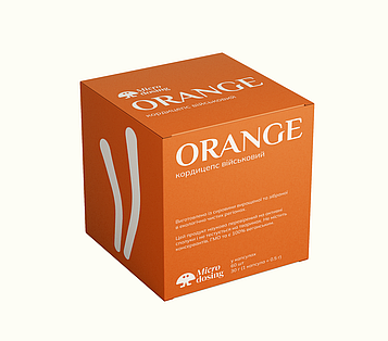 Дієтична добавка “Orange” Кордицепс військовий, плодове тіло, 60 капсул по 0.5 г