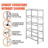 VEVOR 5-ярусний тримач для глечиків для води, двоярусна стійка для глечиків для води, 10 пляшок 302807, фото 5