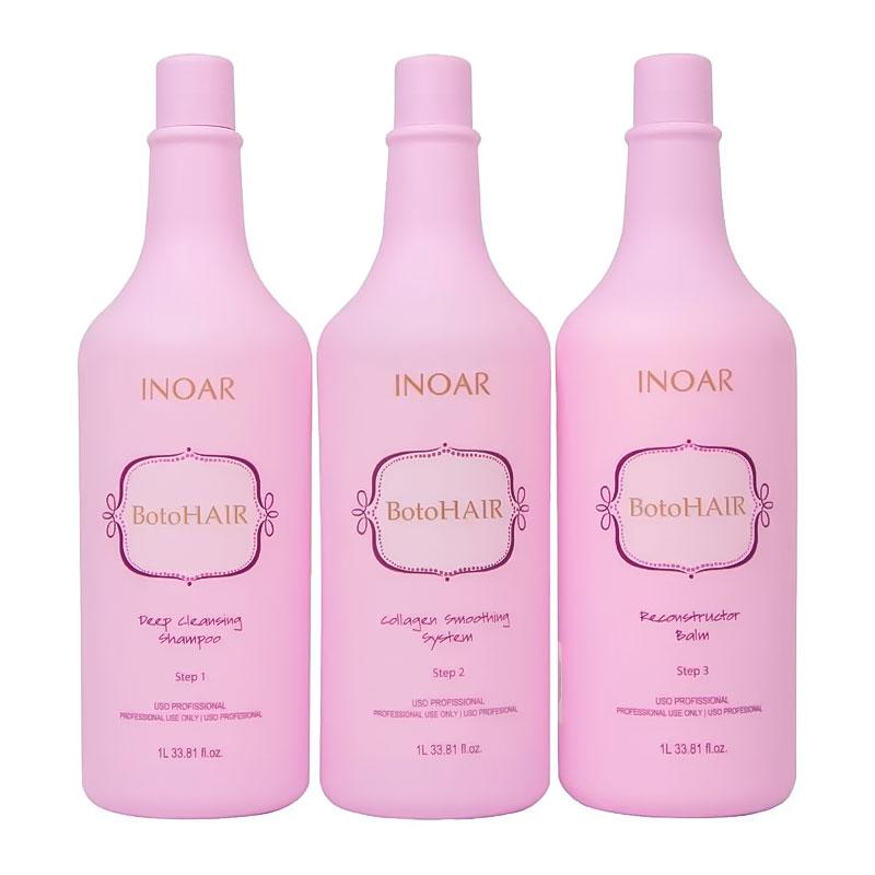 Ботекс для волосся Inoar BotoHair (Іноар БотоХейр), Набір 3х1000 мл, фото 1