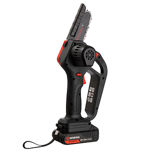 Міні-пила акумуляторна безщіткова безключова 20В 2А·год 8" INTERTOOL STORM WT-9109 (1 АКБ, ЗУ), фото 2