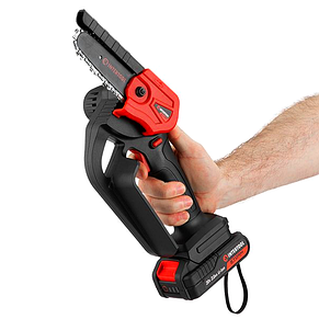 Міні-пила акумуляторна безщіткова безключова 20В 2А·год 8" INTERTOOL STORM WT-9109 (1 АКБ, ЗУ), фото 4