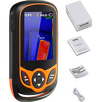 Тепловізійна камера VEVOR, роздільна здатність 256 x 192 ІЧ, кишенькова тепловізійна камера та WLAN 305312