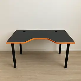 Геймерський стіл серія X13(120 см)+Полиця під системний блок CNC MEBLI Comfort "Помаранчевий"