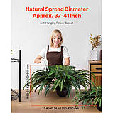 Штучна бостонська папороть VEVOR пластикова папороть 80 гілок декорація 95-105 см 323552, фото 2