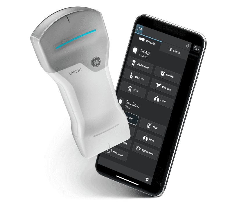Ультрапортативний апарат УЗД Vscan Air™ CL