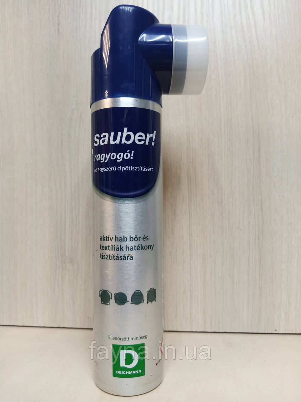 Піна-очищувач для взуття та текстилю Deichmann Clean! 200 мл (з щіткою), фото 1