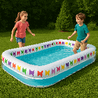 Басейн надувний сімейний Intex 57477 — прямокутний, 295×175×53 см, з сидінням, 800 л, фото 2