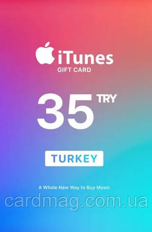 Подарункова карта iTunes Apple / App Store Gift Card на суму 35 TL (TRY), (Регіон Туреччина), фото 1
