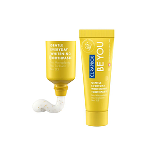 Зубна паста відбілююча Be You Yellow MINI зі смаком грейпфрута і бергамота (10 мл) CURAPROX