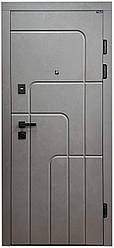Вхідні двері для квартири "Портала" серія Тріо ― модель Аляска (Три контури)
