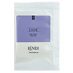 Lendi, Склад для ламінування вій та брів №3 "Lash & Brow New Look",  3 мл саше