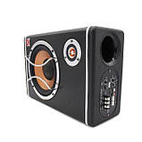 Сабвуфер U8 активний автомобільний сабвуфер під сидіння плоский 8" бас, фото 2