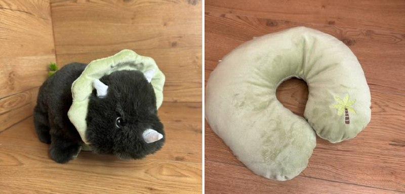 Іграшка подушка-трансформер для поїздок і підтримки шиї 2 в1, фото 1