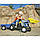 Педальний трактор з причепом й ковшем rollyKid New Holland Rolly Toys 023929, фото 4
