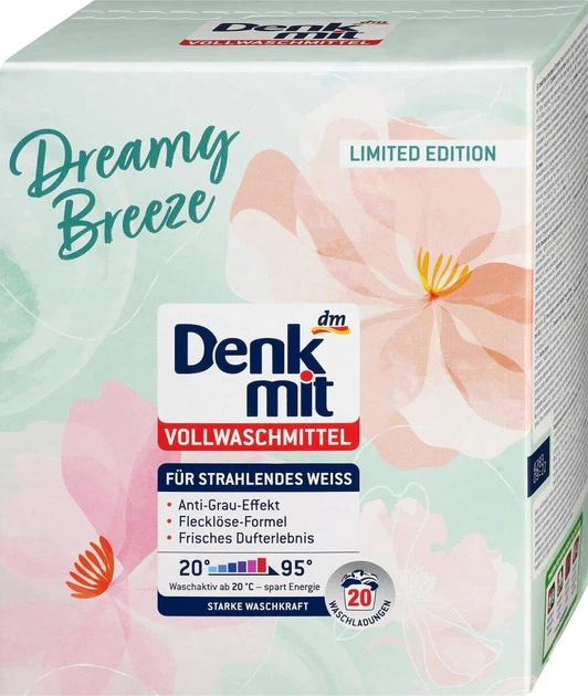 Порошок для прання Denkmit Dreamy Breeze Мрійливий бриз універсальний 1.35 кг, фото 1