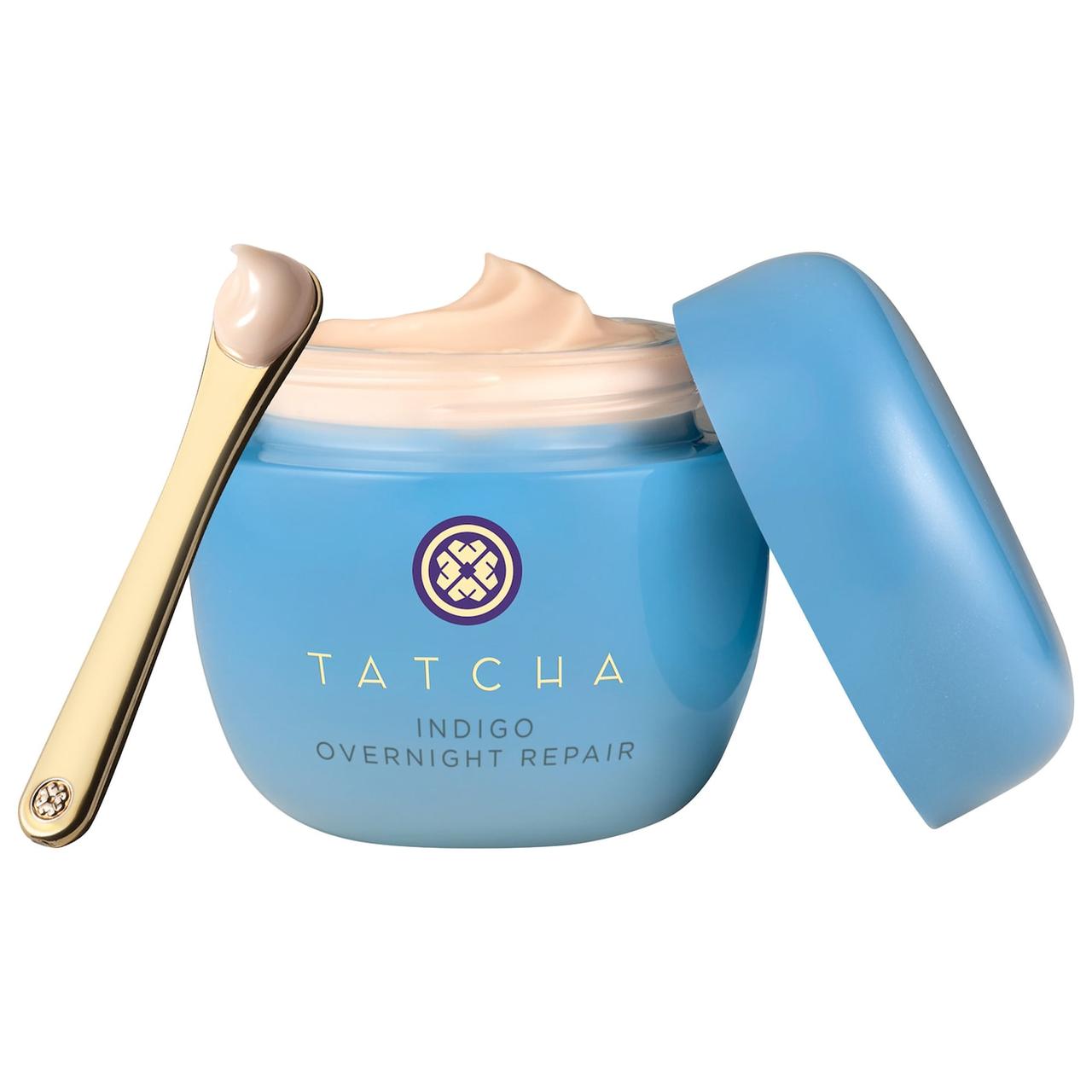 Заспокійливий нічний крем для обличчя Tatcha Indigo Overnight Repair 50 мл, фото 1