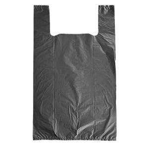 Пакет майка 34х57см 25мкм HDPE чорний без друку (50шт/уп|500шт/ящ) СHP064