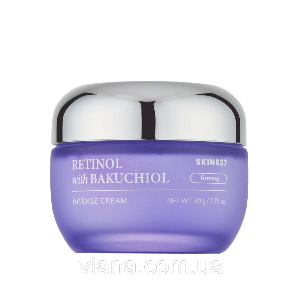 Омолоджуючий крем з ретинолом та бакучіолом Skin627 Retinol with Bakuchiol Intense Cream, 50 мл, фото 1
