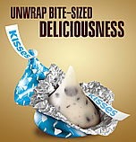 Шоколадні цукерки Kisses Hershey's Cookies N Creme 100.8г, фото 4