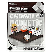 Магнітний конструктор блоку Майнкрафт Minecraft 27 деталей