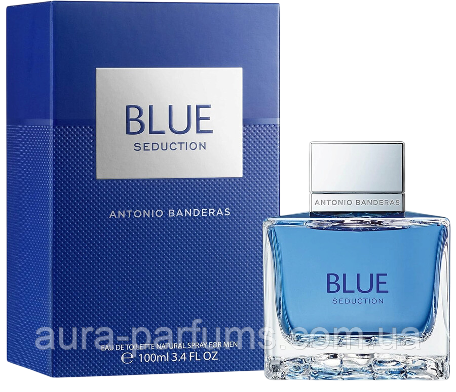 Чоловічі парфуми Antonio Banderas Blue Seduction For Men Туалетна вода 100 ml/мл
