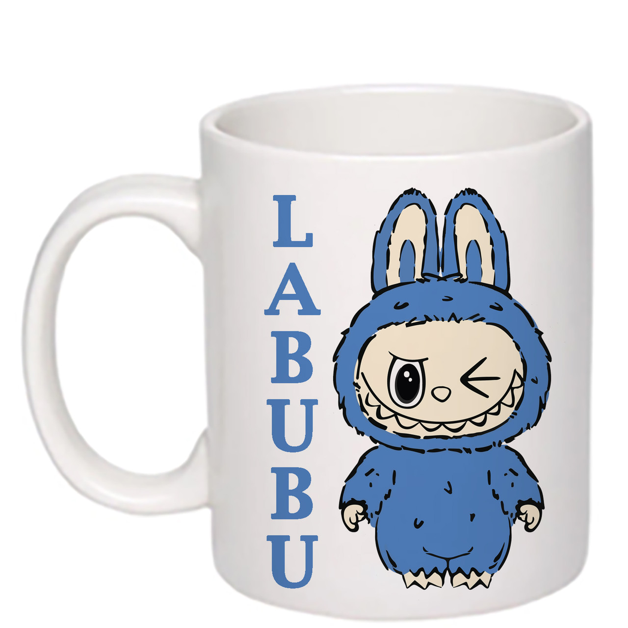 Чашка з друком "Labubu" №2 330 мл (колір білий) (27116), фото 1