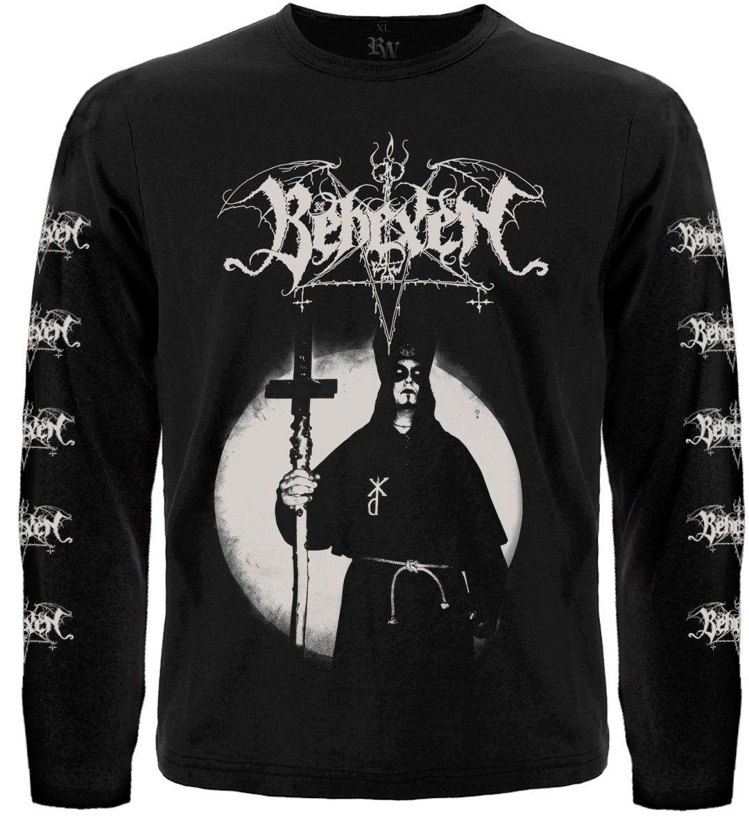 Футболка з довгим рукавом Behexen "By the Blessing of Satan", Розмір M