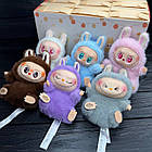 Іграшка-брелок Labubu Surprise 16см райдужний/ М'яка іграшка брелок Лабуба Монстр, фото 3