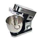 Тістоміс кухонний Hoffmans HM-8082 2000W з 3 насадками для дому багатофункціональний планетарний міксер 15л, фото 2