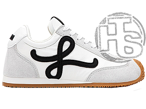 Жіночі кросівки Лоєве Loewe Ballet Runner White Black Gum ALL21034