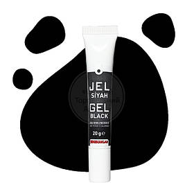 Гелевий водорозчинний барвник Seker&Sugar - Чорний - 20 г