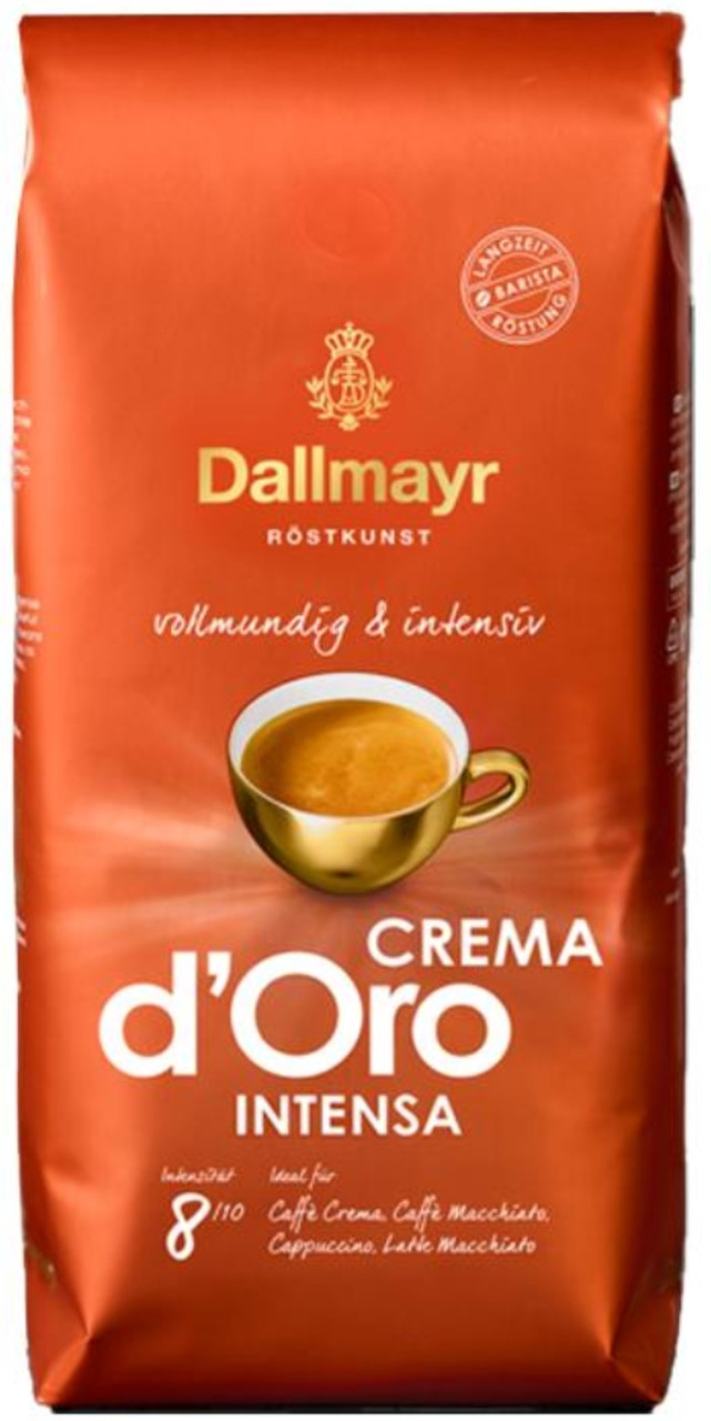 Оригінал! Кава в зернах Dallmayr Crema d'Oro Intensa 1kg (Dallmayr INTENSO 1кг)