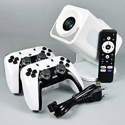 Проектор + Game HCS350 Max Android 11, 4K, 450 Ansi, Bluetooth+Wi-Fi, 1080P Білий 56669