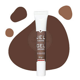 Гелевий водорозчинний барвник Seker&Sugar — Коричневий — 20 г