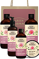 Набір для тіла Дамаська троянда та масло ши Green Pharmacy