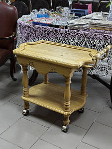 Тачка, бар на коліщатках, натуральний дуб, Франція