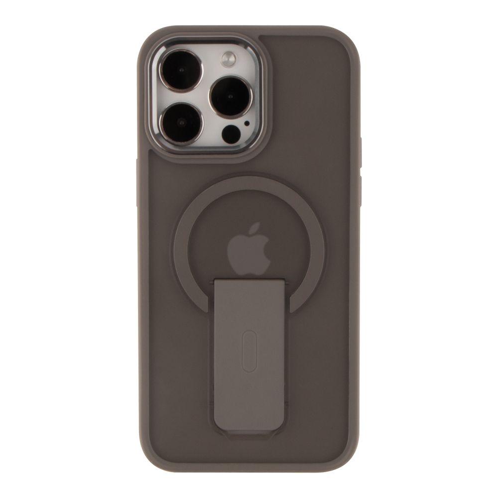 Чохол TPU+PC FlexGuard Magnetic Ring Stand для iPhone 14 Pro Колір Titanium, фото 1