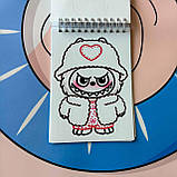 Міні-розмальовка Labubu — малюй, вирізай, грай!, фото 4