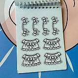 Міні-розмальовка Labubu — малюй, вирізай, грай!, фото 6