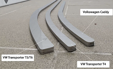 Накладка (шабля) під ролик зсувних дверей для VW T4 Якість
