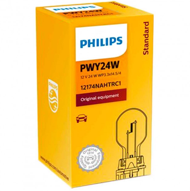 Автолампа 12V PWY24W 24W Philips