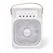 Вентилятор Air Cooler Fan USB з зволожувачем повітря та підсвічуванням (Білий)