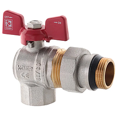 Кран з американкою 3/4" "антіпротечка" Чехія KP.228-Gi  кутовий