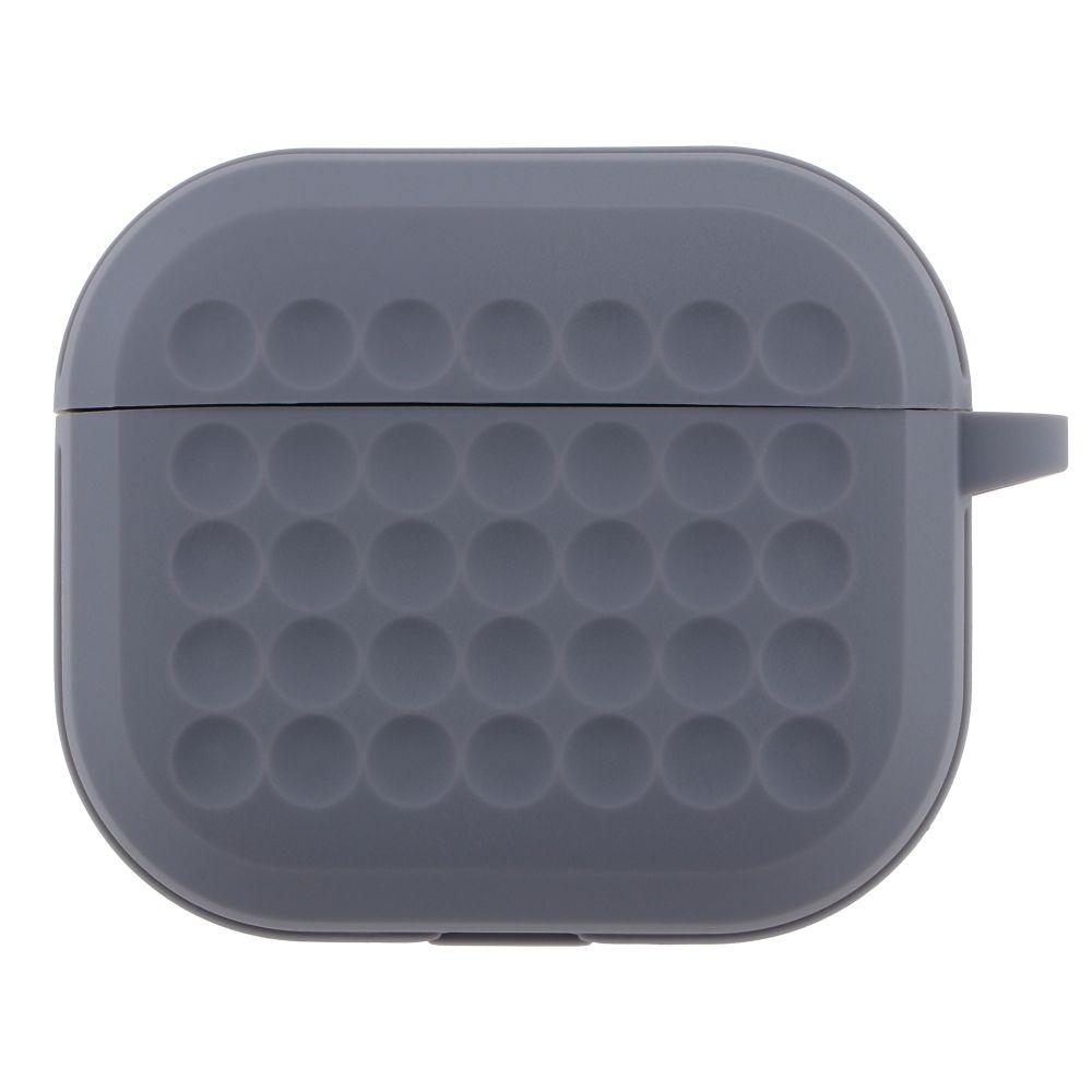 Футляр Silicone Fashion Case with Hook для Airpods 3 Цвет Grey, фото 1