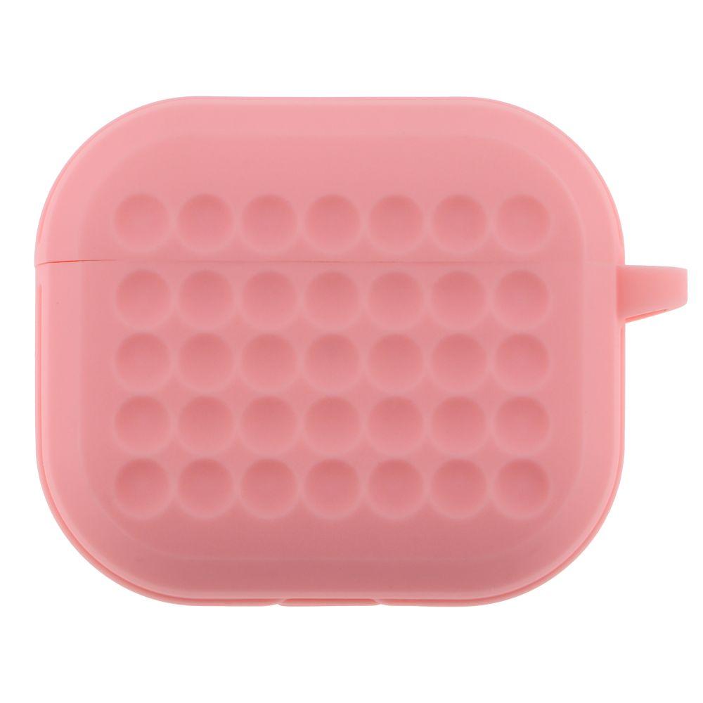 Футляр Silicone Fashion Case with Hook для Airpods 3 Колір Pink, фото 1