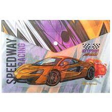 Папка-конверт А4+, на кнопці, 160 мкр "Жовта машина"