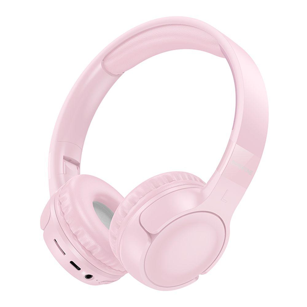 Блютуз Стерео Гарнітура Borofone BO32 Колір Рожевий, фото 1