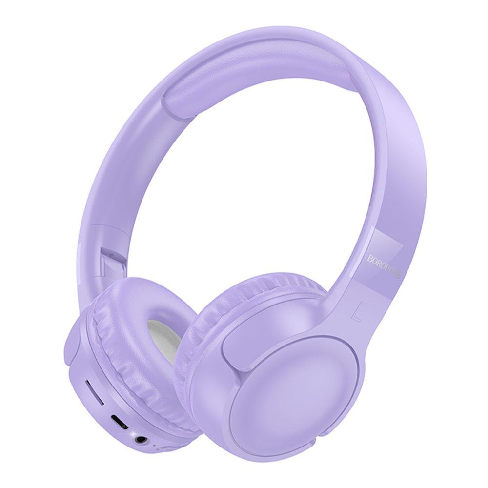 Блютуз Стерео Гарнітура Borofone BO32 Колір Фіолетовий, фото 1
